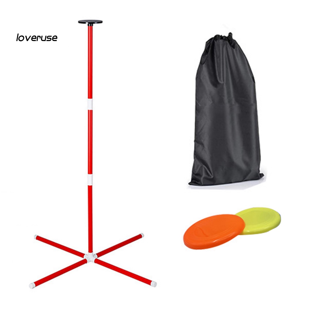 1 Bộ Đĩa Bay Bằng Nhựa PVC Kèm Giá Đỡ Dành Cho Luyện Tập