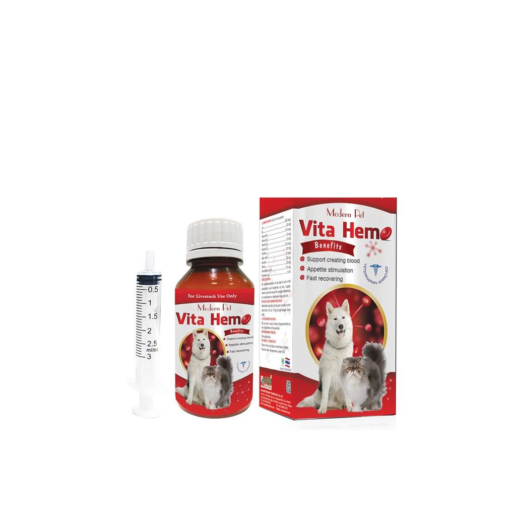 Sản phẩm bổ máu cho chó mèo Vita Hemo