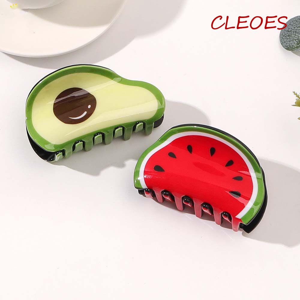 Kẹp Tóc Càng Cua Họa Tiết Trái Cây Dễ Thương Thời Trang Mùa Hè Cho Bạn Gái