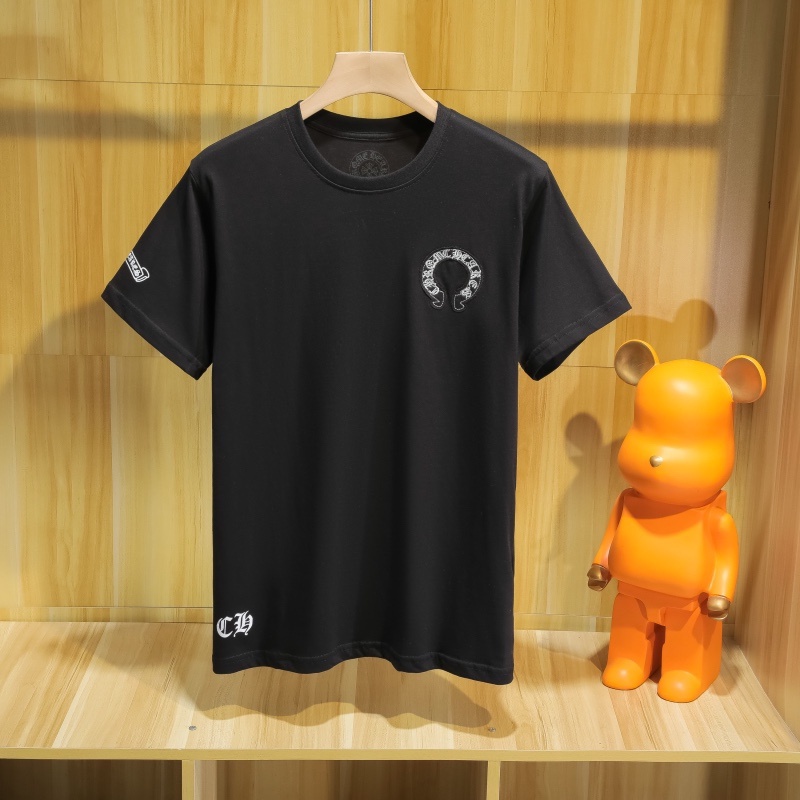 Áo Thun Tay Ngắn Họa Tiết Thêu Phong Cách Unisex Chr88Come &amp; - Classic Big Horseshoe Mẫu Mới Nhất