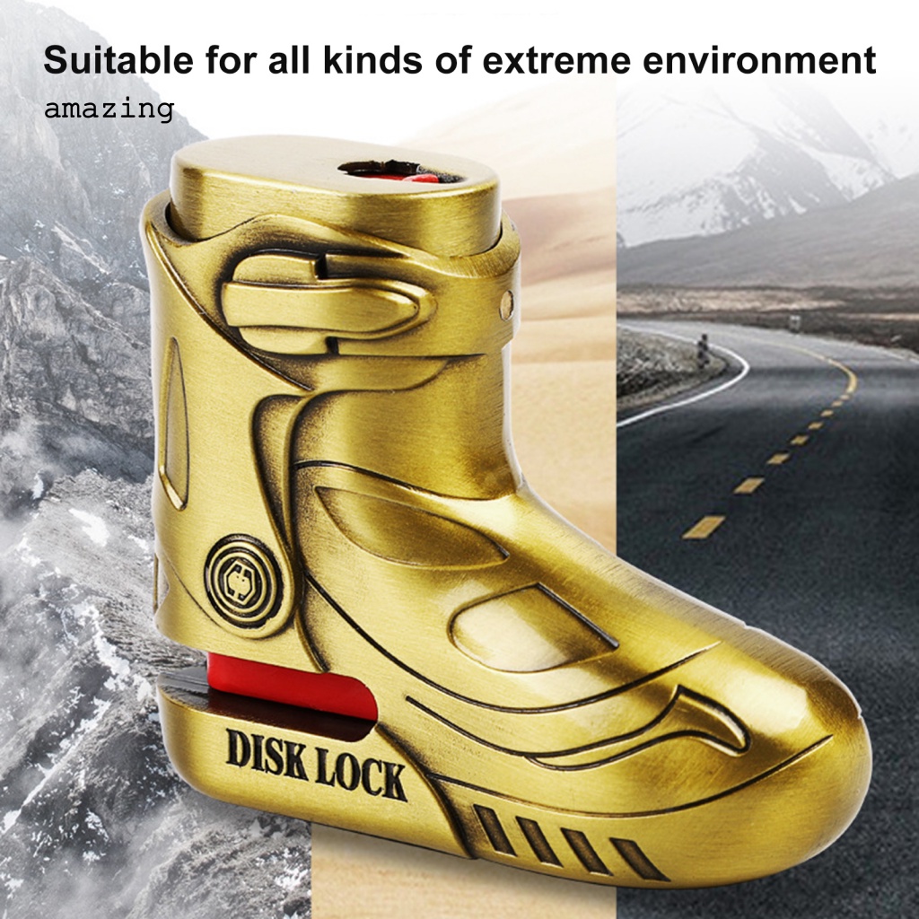 1 Bộ Khóa Phanh Đĩa Di Động An Toàn Chống Ăn Mòn Cho Xe Máy Điện