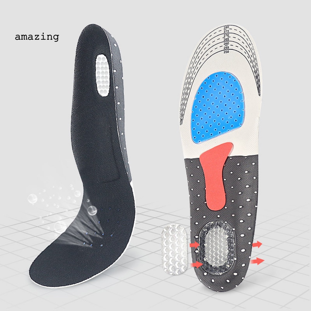 1 Cặp Đệm Lót Giày Thể Thao Mềm Mại Có Thể Cắt Ra Cho Nam Và Nữ