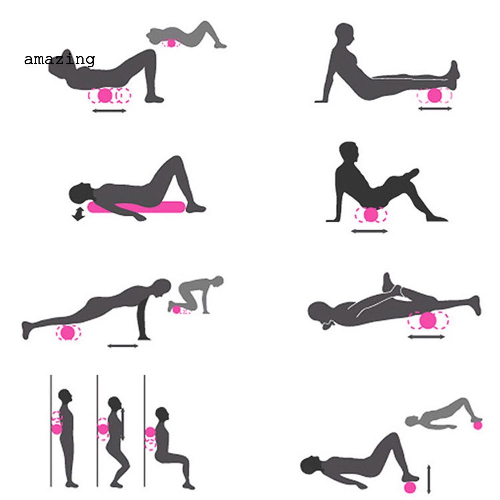 Thanh Lăn Mát Xa Cơ Bắp / Pilates / Yoga Bằng EVA Nhiều Màu