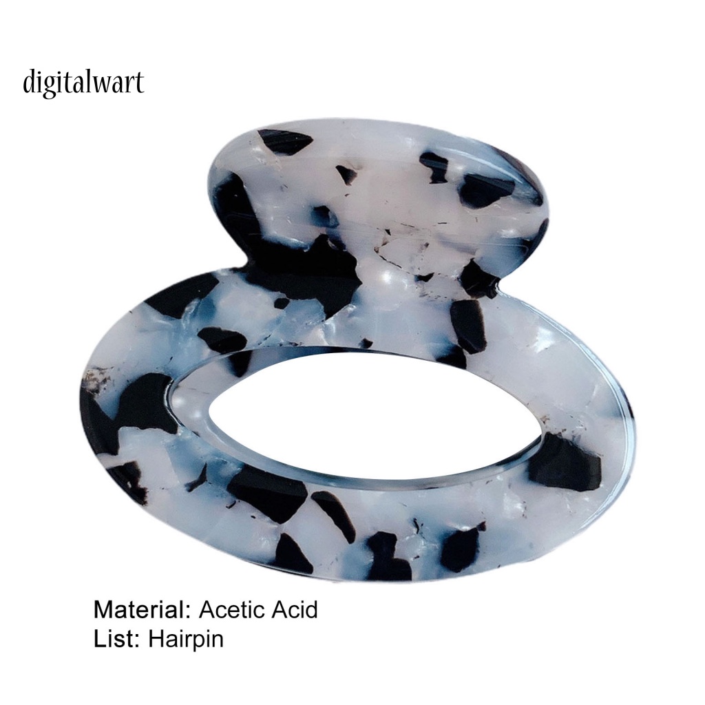 Kỹ Thuật Số| Kẹp Tóc Răng Cưa Hình Oval Axit Acetic Mạnh Mẽ