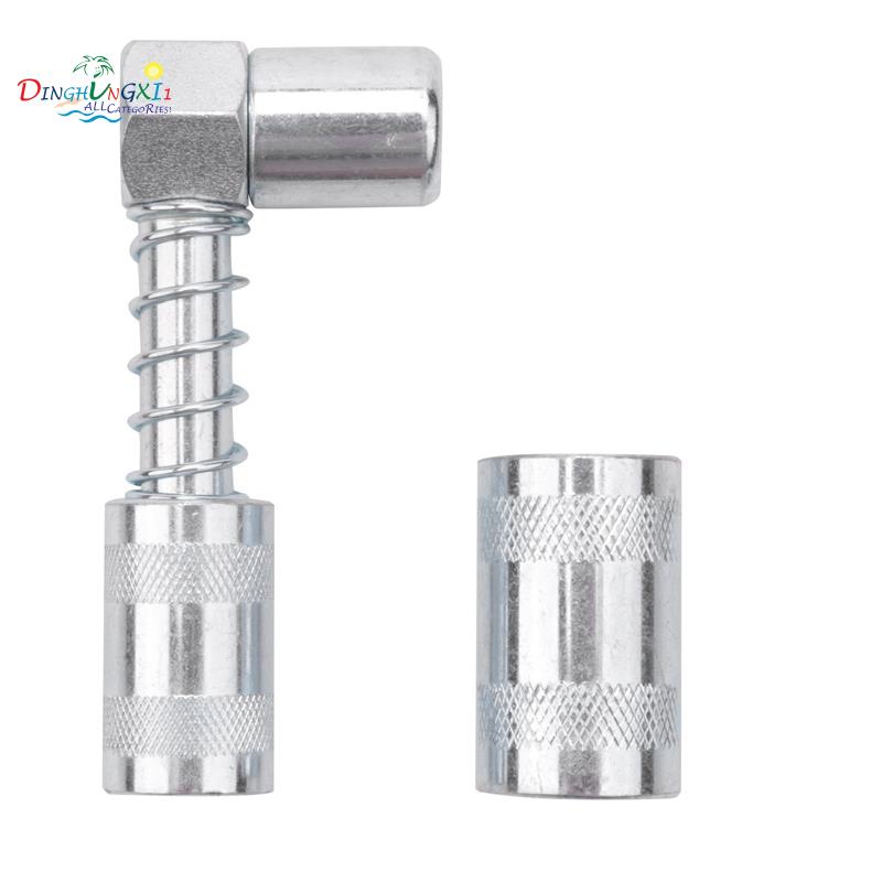 Đầu Nối Ống Mỡ Bôi Mỡ Xoay 90 Độ Kèm Tay Áo 3 Hàm Mỡ