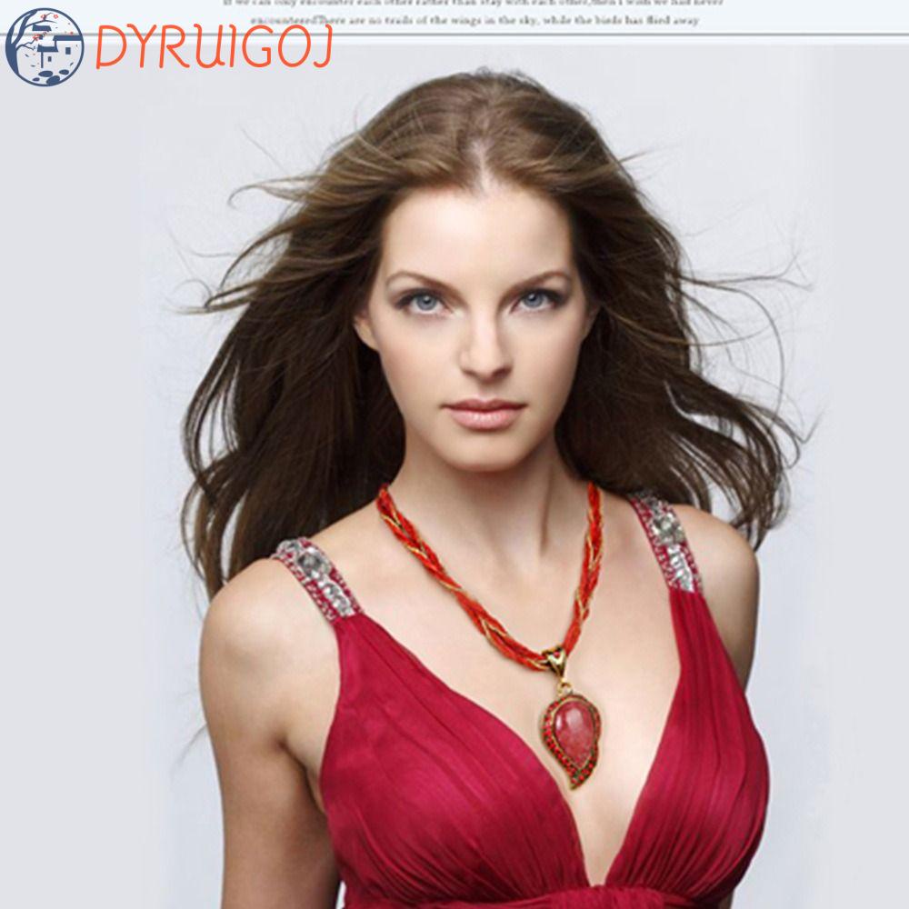 Vòng cổ Hạt Acrylic Hình Giọt Nước Thời Trang Đi Biển