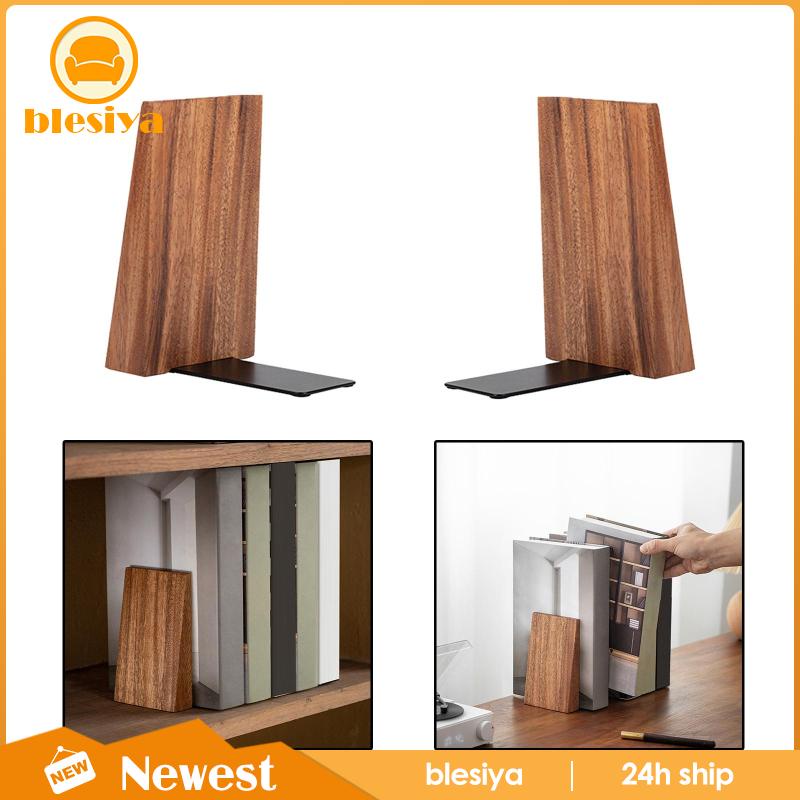 Giá Đỡ Sách Bằng Gỗ 2 Ngăn Chống Trượt Tiện Dụng