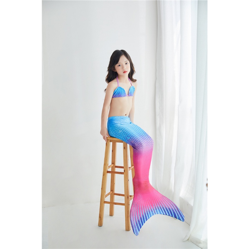 Set Đầm Hóa Trang Nàng Tiên Cá 2 Món Cho Bé Gái