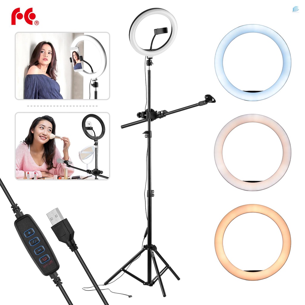 Bộ Dụng Cụ Vòng Đèn LED 26cm / 10inch 166Cm Chuyên Dụng Chất Lượng Cao
