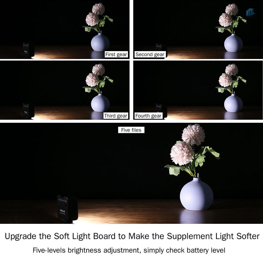 Đèn LED Mini smartwatchinone VL49 6W 5500K CRI95 + Có Thể Sạc Lại Kèm Giá Đỡ Cho Máy Ảnh DSLR