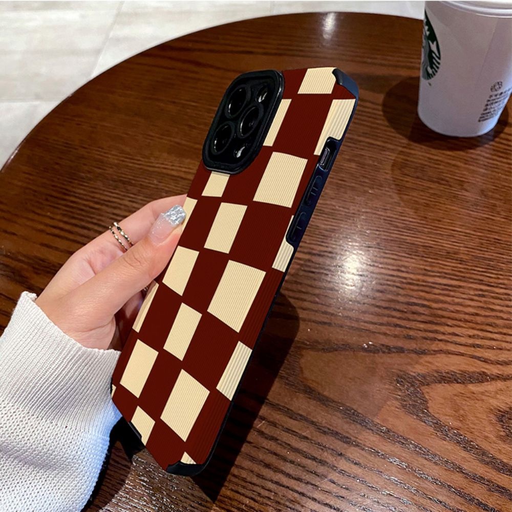 Ốp Điện Thoại TPU Chống Rơi Họa Tiết Kẻ Sọc Đơn Giản Cho IPhone 11 14 13 12 Pro Max X XR 8 7 Plus SE