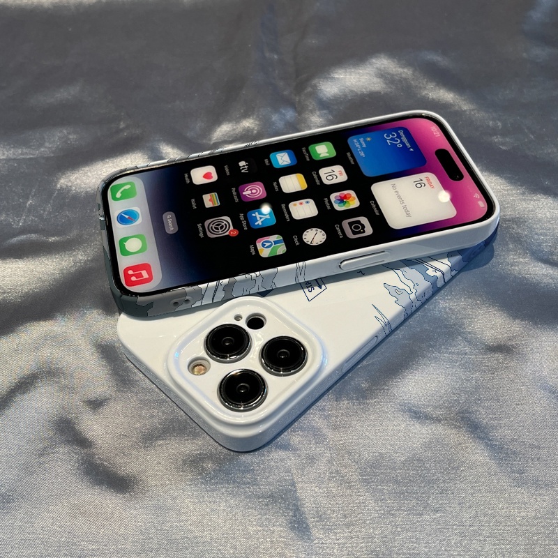 Ốp Điện Thoại In Hình Biển Báo Đường Phố Cho iPhone 1411x / 13 pro / max / 87 / 12 ON9D