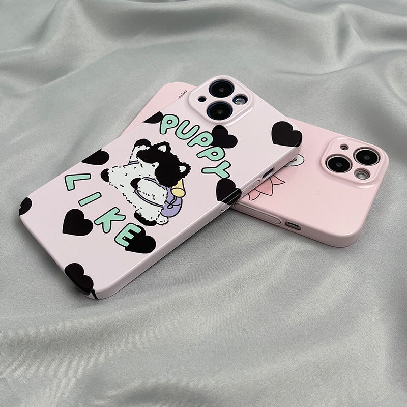 Ốp Điện Thoại Cứng Họa Tiết Thỏ / Hoa Tulip Bảo Vệ Toàn Diện Cho Apple 14 11 1314 plusXS