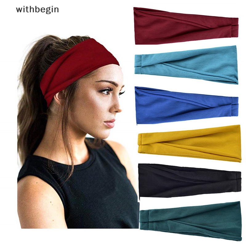 Băng Đô Turban Co Giãn Màu Sắc Thời Trang Dùng Khi Tập Yoga