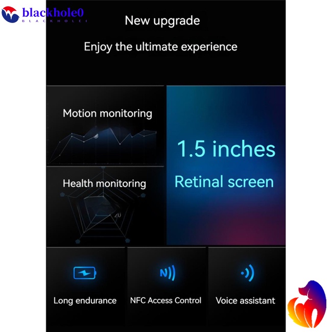 Đồng Hồ Thông Minh BH Zd3 Pro Màn Hình 1.5 Inch Kết Nối Bluetooth Hỗ Trợ Theo Dõi Sức Khỏe