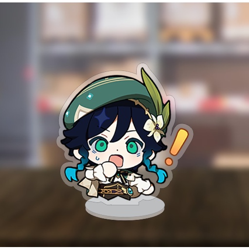 Mô hình standee Genshin Impact Chibi cute dễ thương 3cm