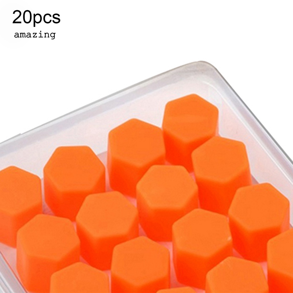 Set 20 Nắp Đậy Ốc Vít Bánh Xe Hơi Bằng Silicone