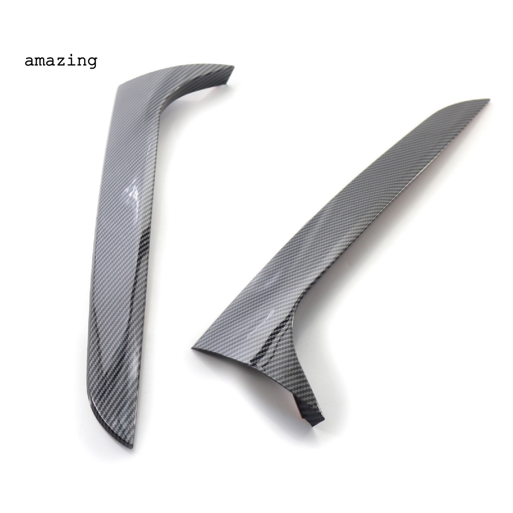 1 Cặp Vỏ Bọc Viền Cửa Sổ Xe Hơi Bằng ABS Họa Tiết Sợi Carbon Dễ Lắp Đặt Cho Audi A4 B8 Allroad Avant 2009-2016