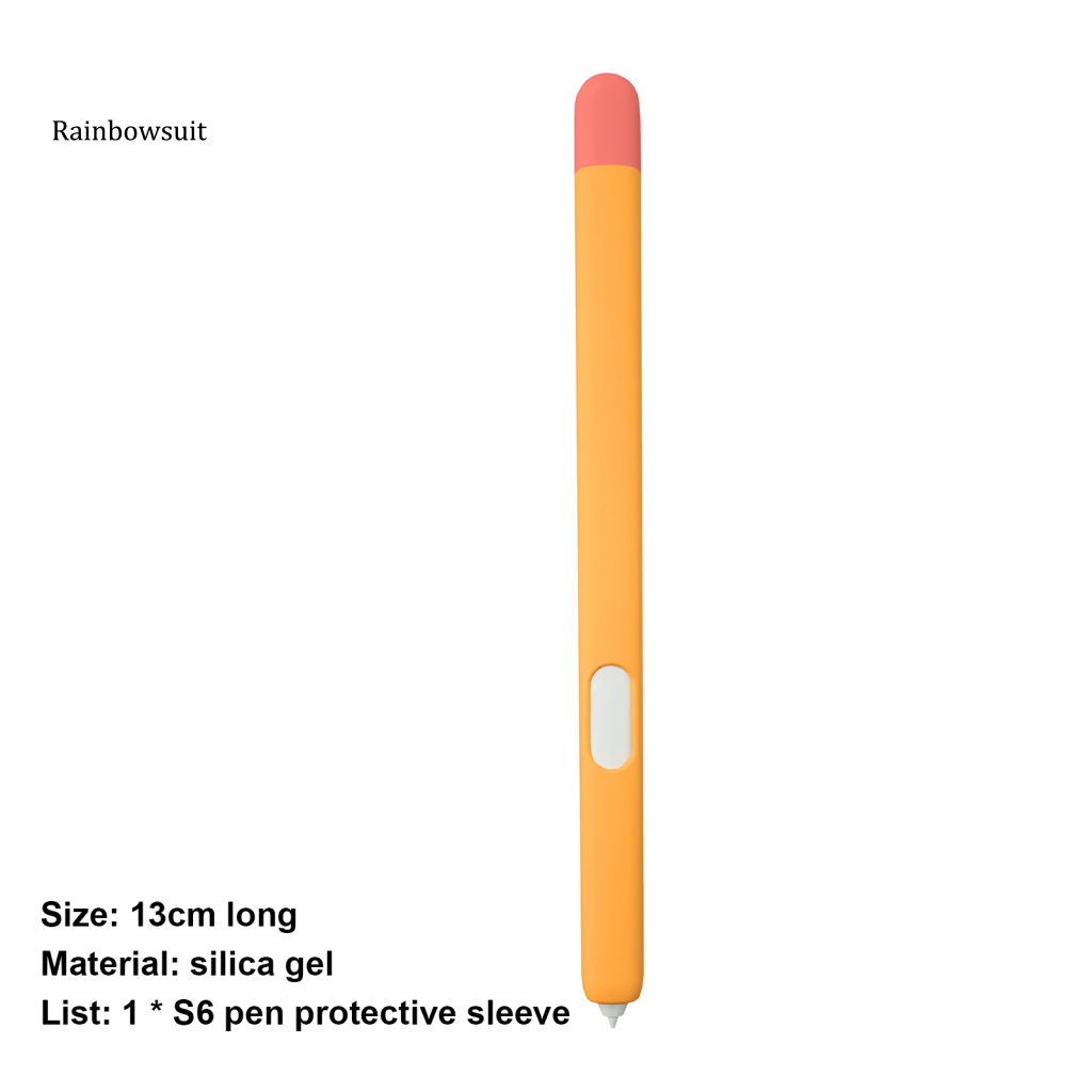 Vỏ Bọc Bút Cảm Ứng Mềm Mại Chống Trượt Chống Rơi Không Có Cánh Cho Samsung Galaxy Tad S6