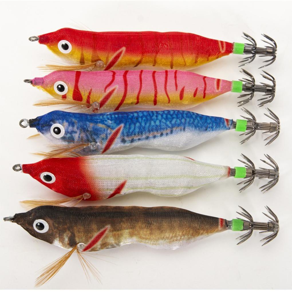 Mồi Câu Cá Giả Hình Tôm Bằng Nhựa Carbon Chống Nước Phát Sáng