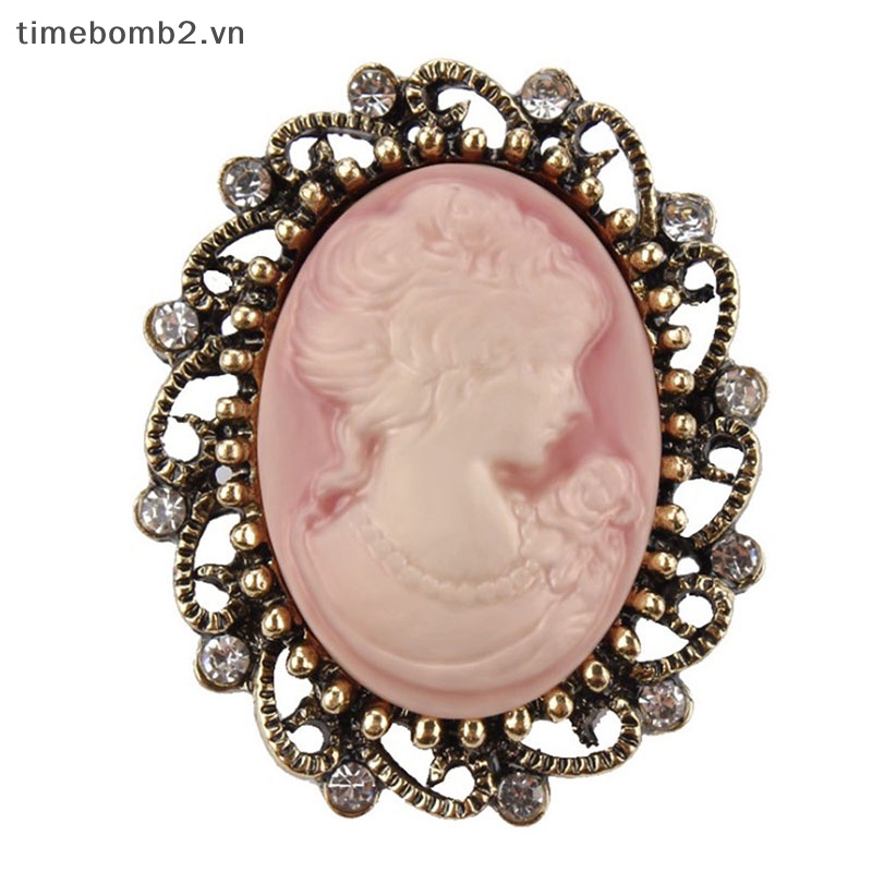 Ghim Cài Áo Hình Tượng Đầu Người Phong Cách Gothic Cổ Điển