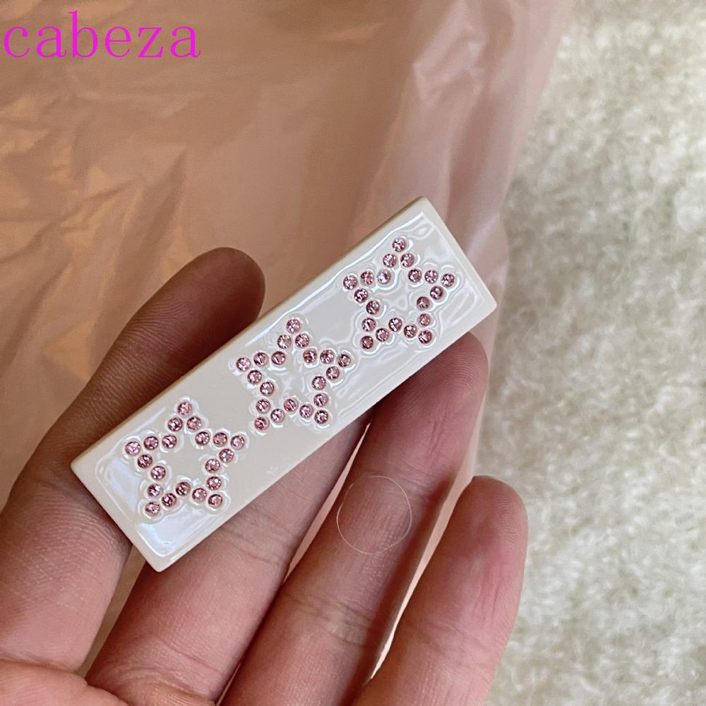 Kẹp Tóc Dài Hình Chữ Nhật Họa Tiết Chữ Sáng Tạo|Phụ Kiện Trang Trí Phong Cách Hàn Quốc