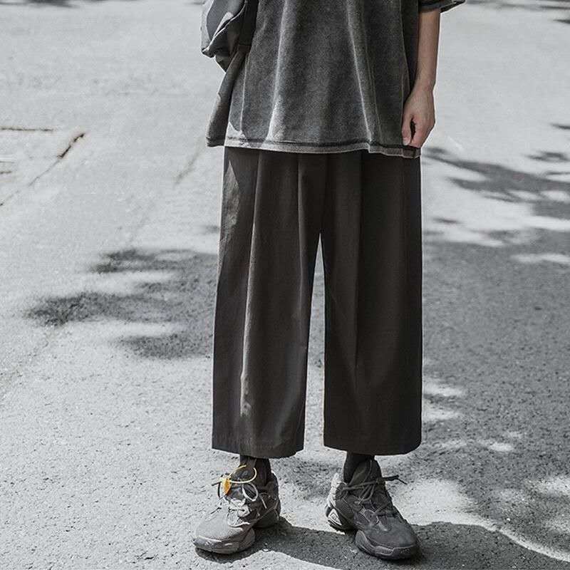 Quần Dài Ống Loe Rộng Phong Cách Nhật Bản Thời Trang Xuân Hè Hàng Mới Dành Cho Bạn Nam