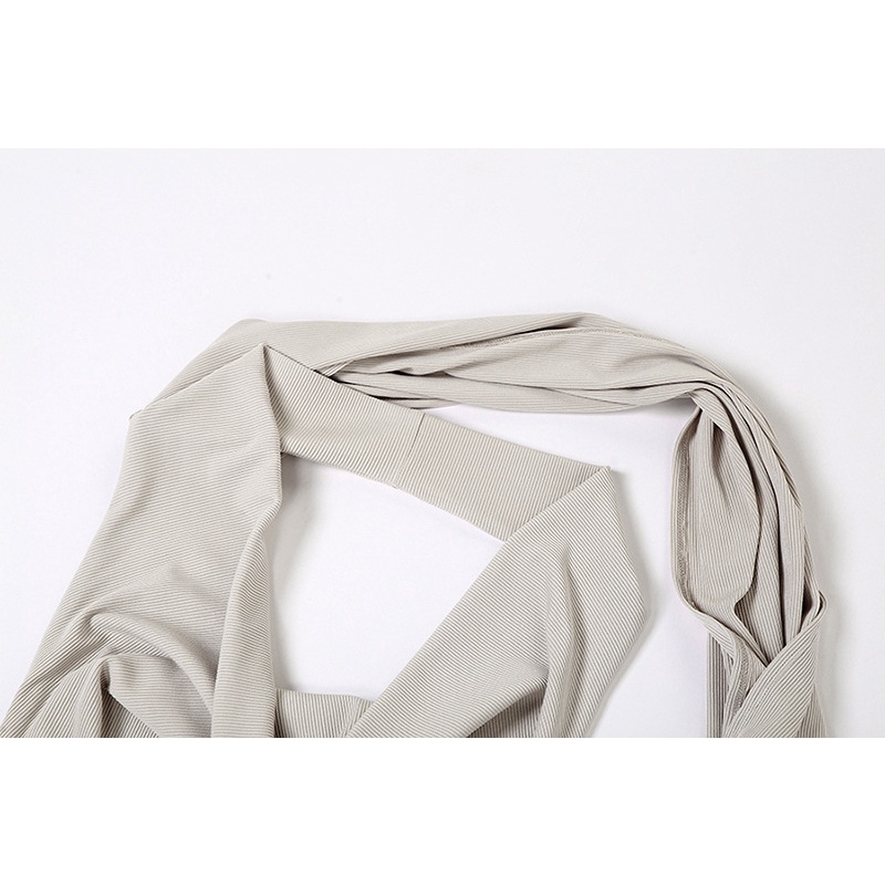 Đầm Nữ Hai Dây Hở Lưng Màu Trơn