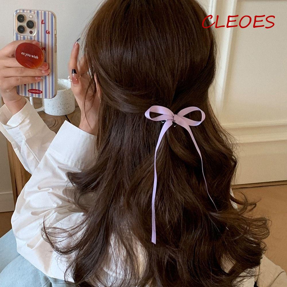Kẹp Tóc Nơ Nhỏ y2k Phong Cách Retro Sáng Tạo Cho Nữ