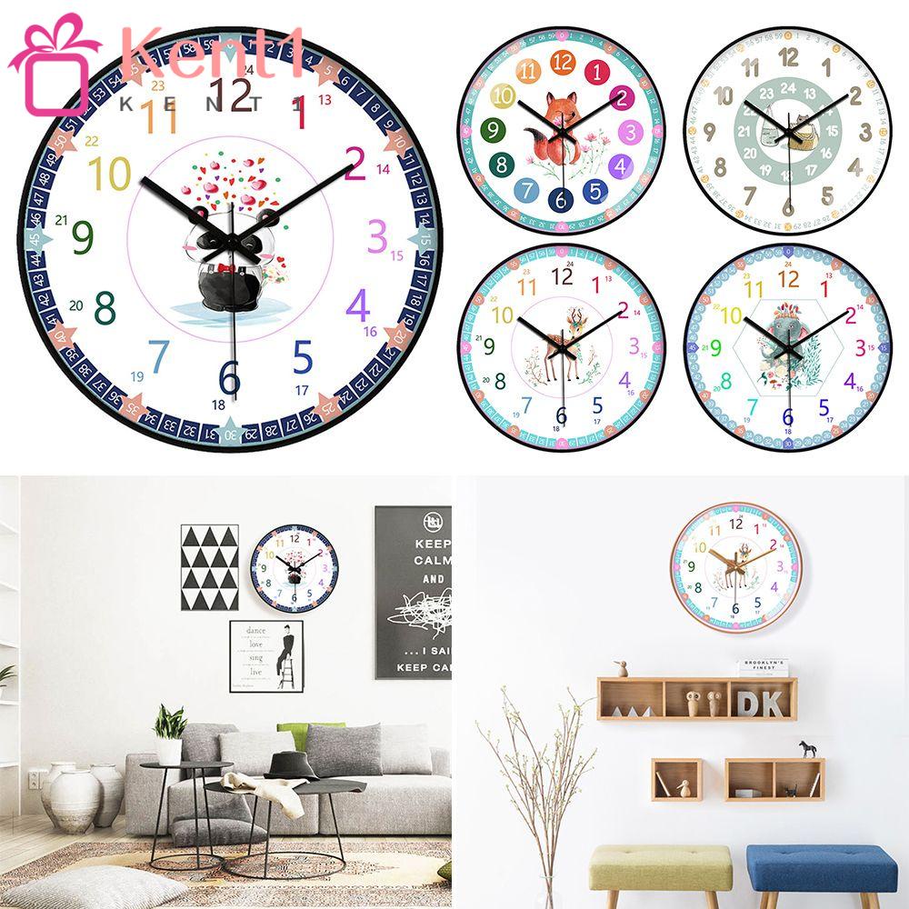 Đồng Hồ Treo Tường Hình Cây Nấm Hiệu Kat1 Cho Bé Học Thời Gian Dễ Dàng