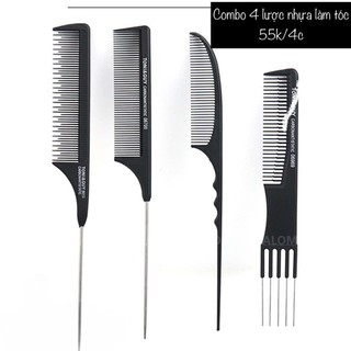 Combo 4 lược nhựa làm tóc tony guy loại 1