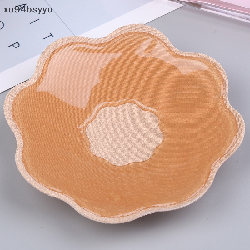 Xo94bsyu Miếng Dán Ngực Bằng Silicon Tự Dính Vô Hình Tái Sử Dụng Được Hình Cánh Hoa VN