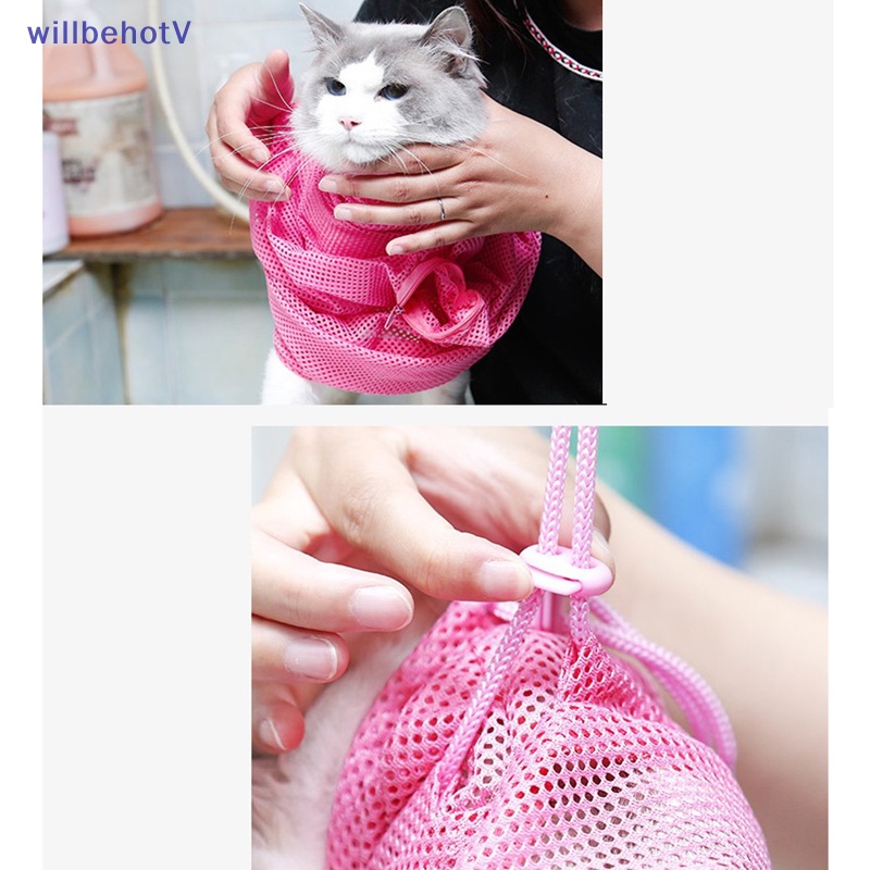 Túi Lưới Tắm Cho Mèo Tiện Dụng
