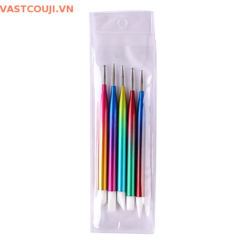 Set 5 Bút Hai Đầu Dùng Trang Trí Móng Nghệ Thuật