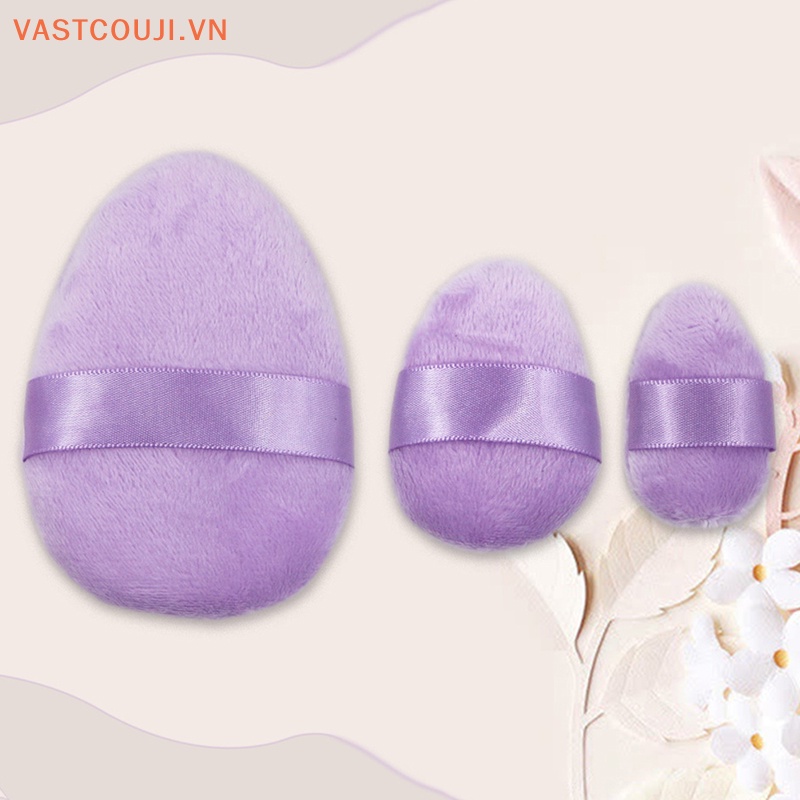 Set 3 Mút Trang Điểm Cotton Mềm Mại Tiện Dụng