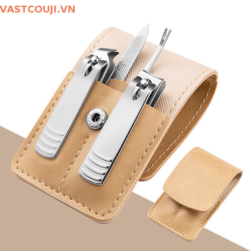 Bộ 4 Dụng Cụ Chăm Sóc Móng Tay Bằng Thép Không Gỉ Tiện Dụng