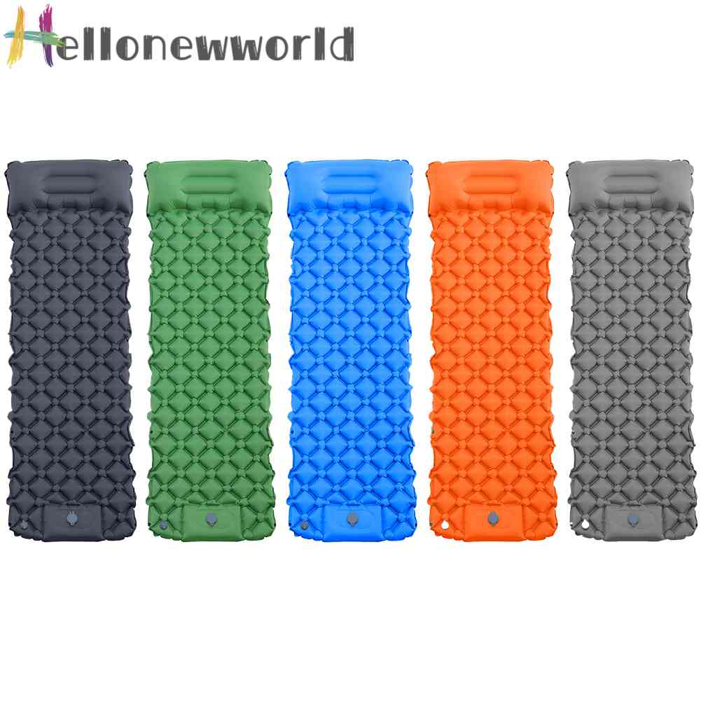 Thảm Bơm Hơi Siêu Nhẹ Chống Ẩm Tiện Dụng Mang Theo Du Lịch Cắm Trại