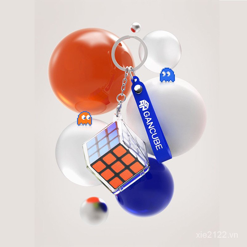 Móc Khóa Hình Khối Rubik Gan328 / Gan300 Mini Dễ Thương