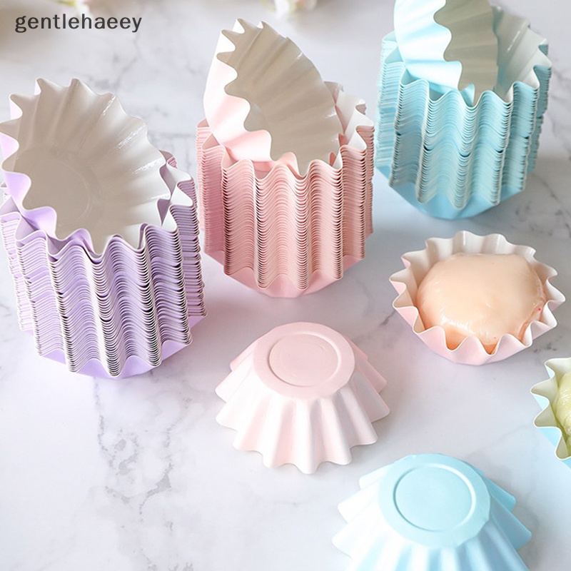 Set 50 Cốc Giấy Màu Sắc Xinh Xắn Đựng Bánh Cupcake