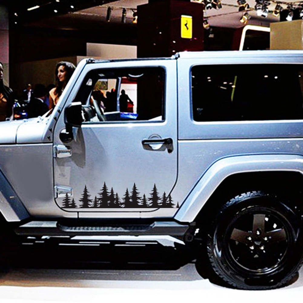 Miếng Dán Vinyl Hình Đồ Họa Rừng Núi Dễ Lắp Đặt Phù Hợp Cho Mọi Phương