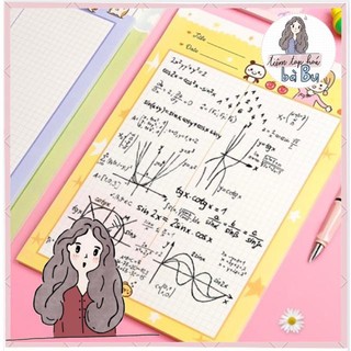 Tập giấy grid dùng để take note size B5, 50 tờ/tập (có ảnh thật) 🌿
