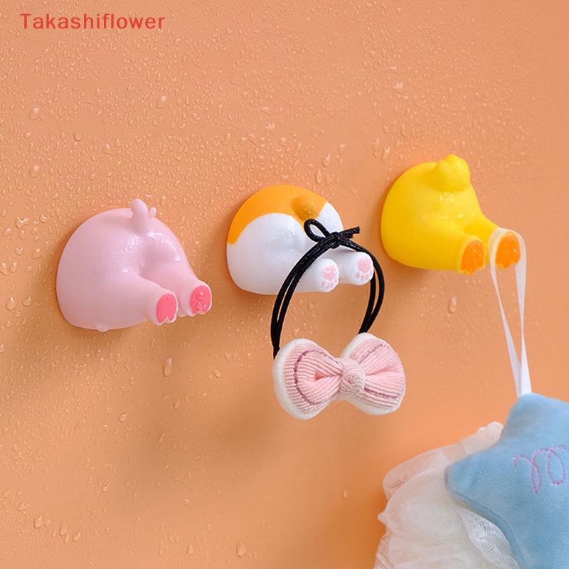 Giá Đỡ Bàn Chải Đánh Răng (Takashiflower) Tự Dính Không Để Lại Dấu Vết Hình Động Vật