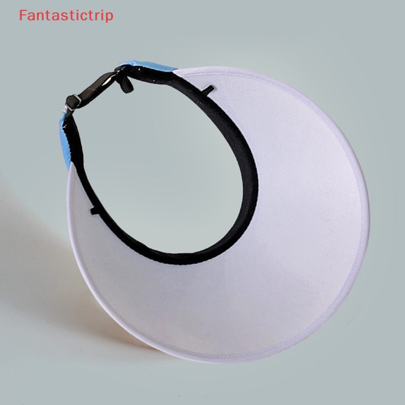 Mũ Chống Nắng Vành Rộng Hở Chóp Màu Gradient Chống Tia UV Có Thể Điều Chỉnh Kích Cỡ Thời Trang Mùa Hè Cho Nữ