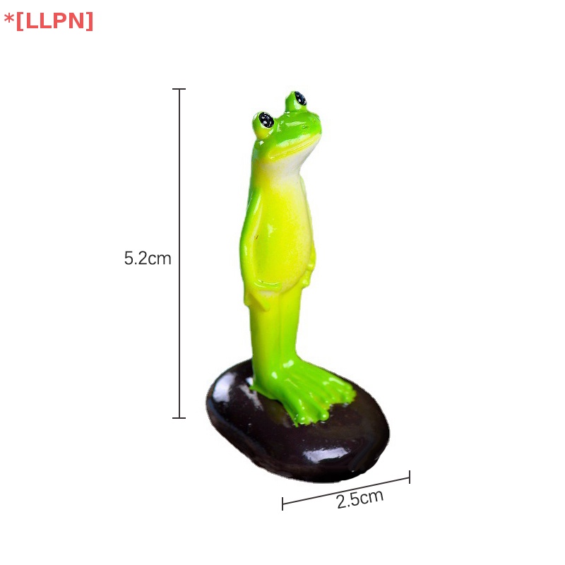 Mô Hình Chú Ếch Đứng Mini Dễ Thương Dùng Trang Trí Sân Vườn