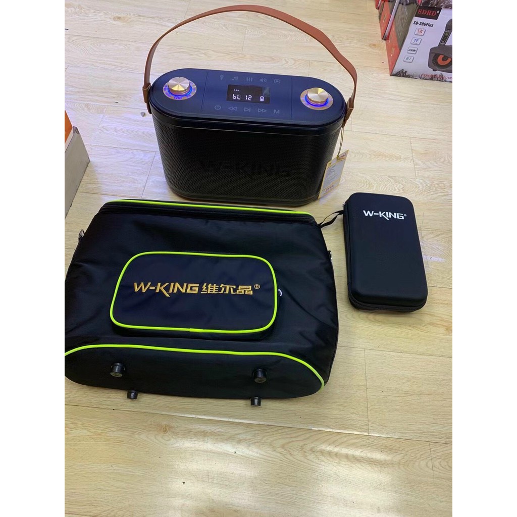 Loa Karaoke Xách Tay W-King T10/H10/– Công Suất 120W tặng kèm 2 míc/H10S
