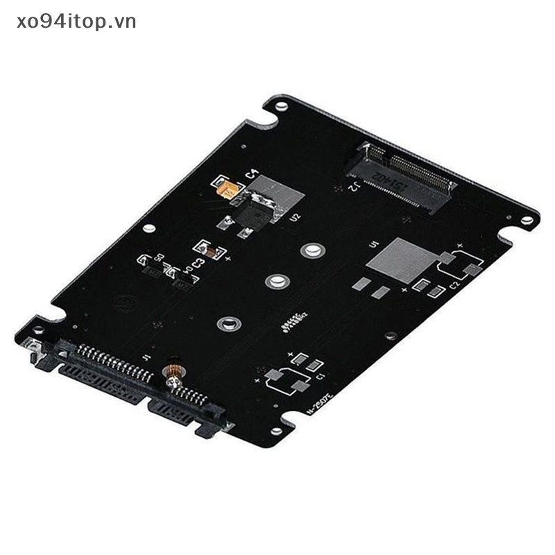 Hộp Đựng Thẻ Chuyển Đổi XOITOP M.2 NGFF Sang 2.5 inch SATA SSD / MSATA Sang SATA Cho Máy Tính M2 + M