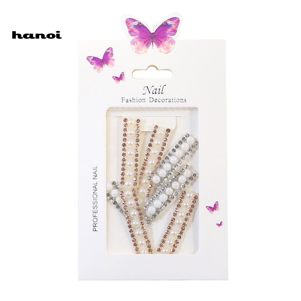 1 Set Băng Keo Dán Trang Trí Móng Tay Hiệu Ứng 3D Sang Trọng Dành Cho Nữ