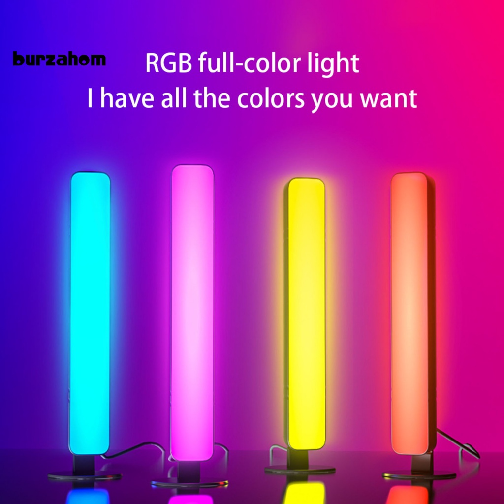 Set 2 Đèn LED 24 Nút RGB 2x14LED 4 Bóng Có Thể Điều Chỉnh Độ Sáng Kèm Điều Khiển Bằng Giọng Nói Tiện Dụng
