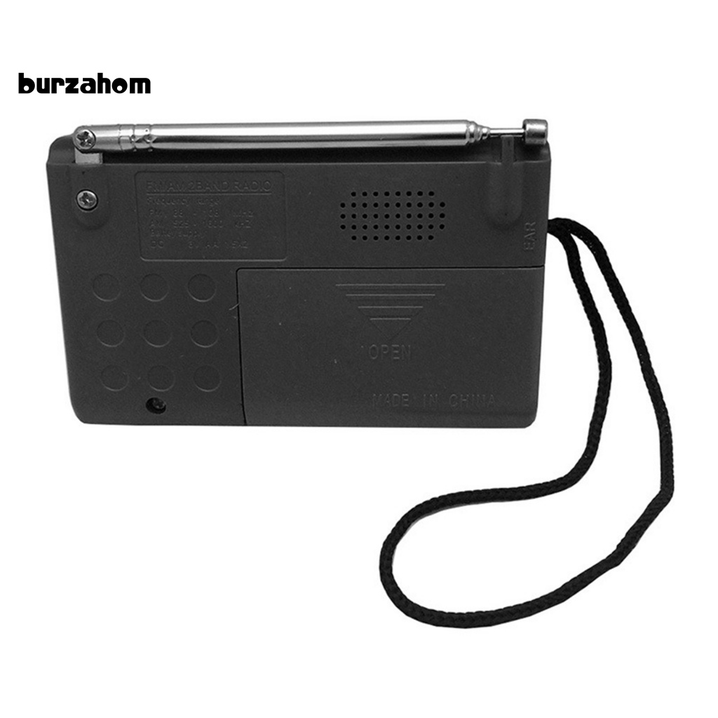 Thiết Bị Nhận Tín Hiệu Radio FM AM BC-R119 Đa Năng Màu Xám Bạc Cho Người Lớn Tuổi