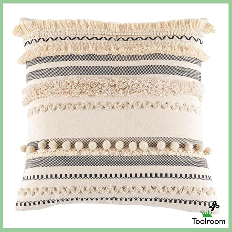 Vỏ Gối Vải Cotton Kích Thước 30x50cm Phong Cách Boho Độc Đáo Trang Trí Nhà Cửa